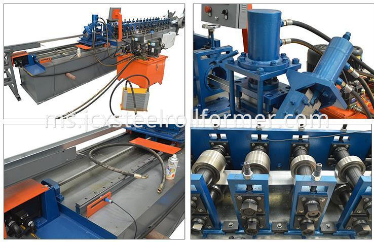 Cahaya Bingkai Keluli Tahan Karat Drywall Track Metal Stud Machinery